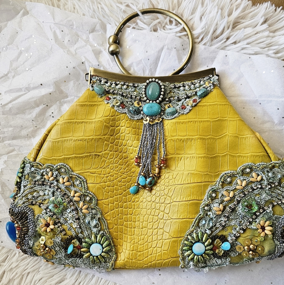 Mary Frances Vintage Beaded Handbag